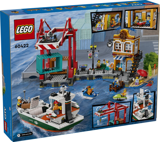 LEGO LEGO 60422 Le port maritime et le navire de marchandises 673419390194