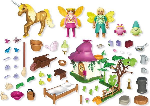 Playmobil Playmobil 71838 Maison de fee avec licorne doree 4008789718389