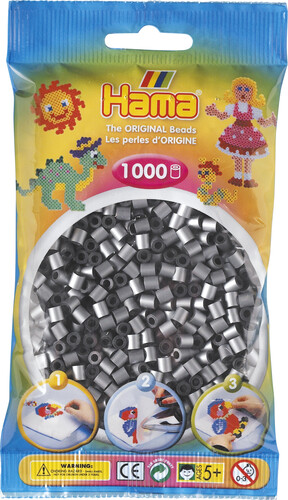 Hama Hama Midi 1000 perles argent 207-62 028178207625