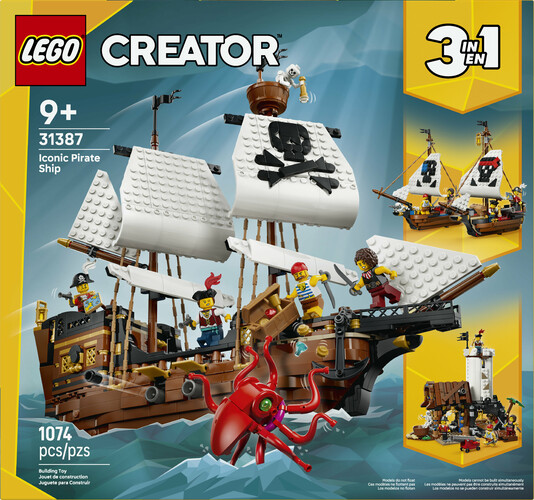LEGO LEGO 31387 Le bateau pirate emblématique 673419421607