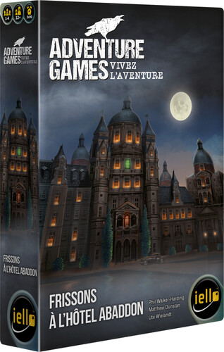 iello Adventure games (fr) Frissons à l'Hotel Abaddon 9782492525018