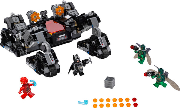 LEGO LEGO 76086 Super-héros L'attaque dans le tunnel de Knightcrawler, La Ligue des justiciers (Justice League), Batman, Flash 673419267045
