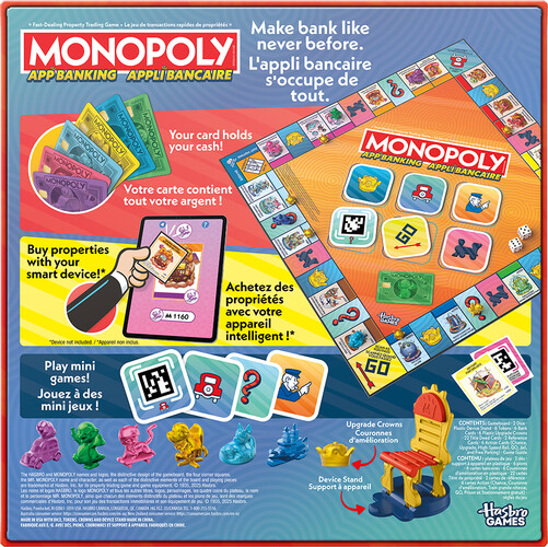 Hasbro Monopoly (fr/en) appli bancaire 195166298733