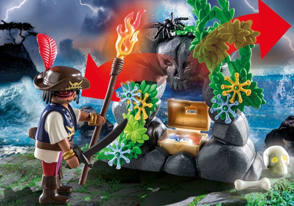 Playmobil Playmobil 70414 Repaire du trésor des pirates 4008789704146