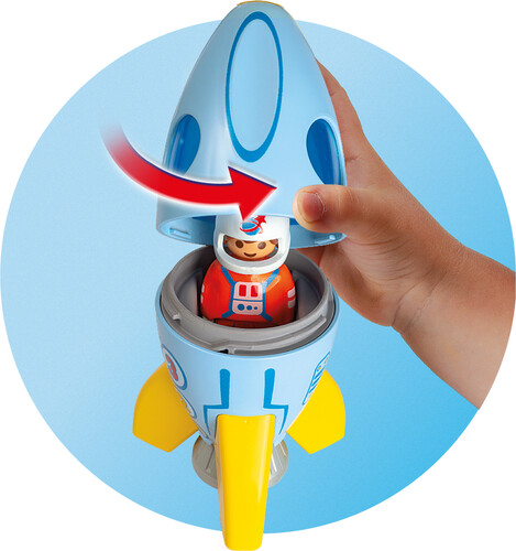 Playmobil Playmobil 70186 1.2.3 Fusée et astronaute 4008789701862