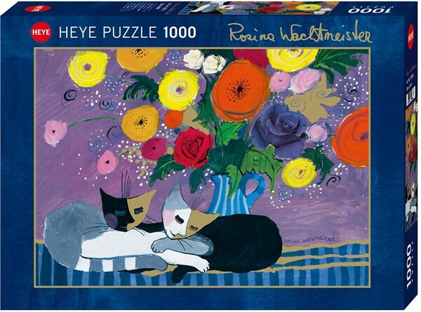 Heye Casse-tête 1000 Rosina Wachtmeister - Chats Dort Bien (Sleep Well) 4001689298180