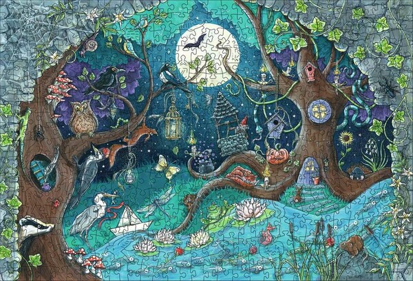 Ravensburger Casse-tête 500 Pieces en bois Forêt de la fantaisie 4005556175161