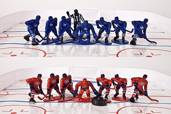 Kaskey Kids Hockey figurines LNH Canadiens de Montréal vs Maple Leafs de Toronto et patinoire (NHL) 054682050068