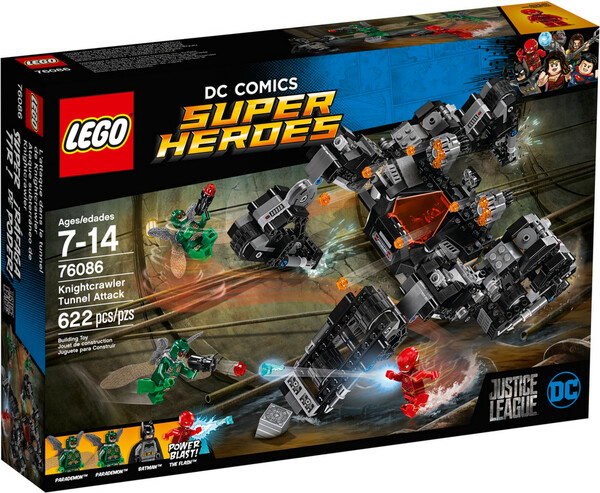 LEGO LEGO 76086 Super-héros L'attaque dans le tunnel de Knightcrawler, La Ligue des justiciers (Justice League), Batman, Flash 673419267045