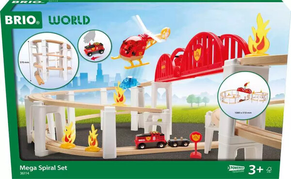 Brio Train Brio Train en bois World Mega Spiral Set 7312350361148