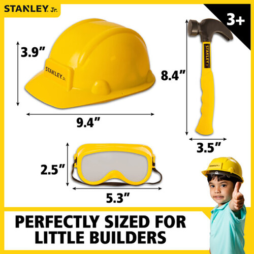 Stanley Jr. Stanley Jr. - Casque, Lunettes & Marteau 878834005641