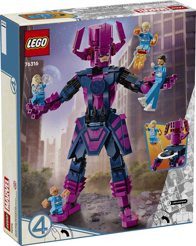 LEGO LEGO 76316 Les quatre fantastiques contre la figurine à construire de galactus Marvel 673419406369