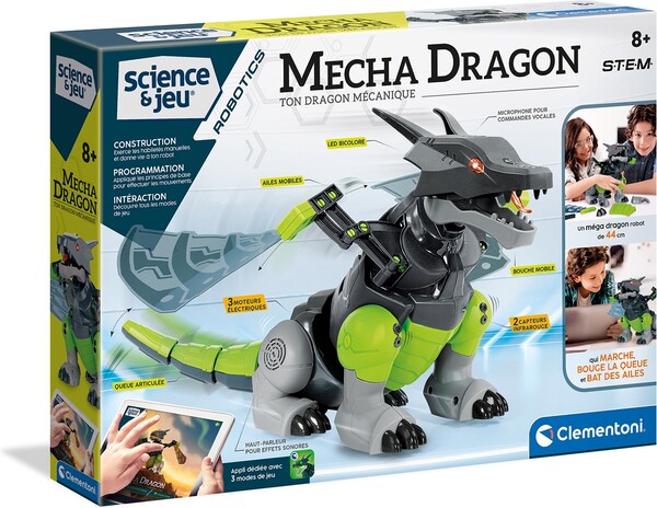 Clementoni Science & jeu: Science Science et jeu Mecha dragon (fr) 8005125525607