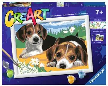 Ravensburger CreArt Peinture à numéro CreART Chiots Jack Russell 4005556289394