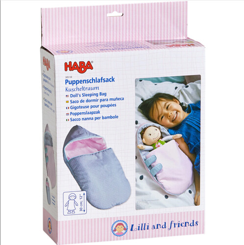 HABA Sac de couchage pour poupée 4010168247434