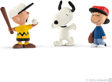 Schleich Schleich 22043 Ensemble baseball, Charlie Brown, Snoopy, Lucy (juil 2016) 4055744007361