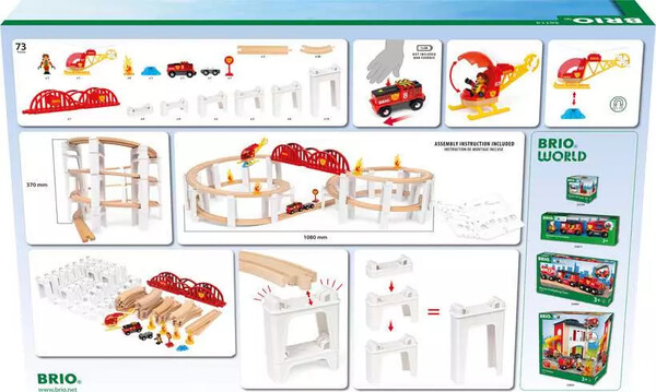 Brio Train Brio Train en bois World Mega Spiral Set 7312350361148