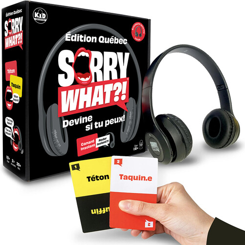 Kid collection Jeu Sorry What?! - Édition Québec (fr/en) 629270810500