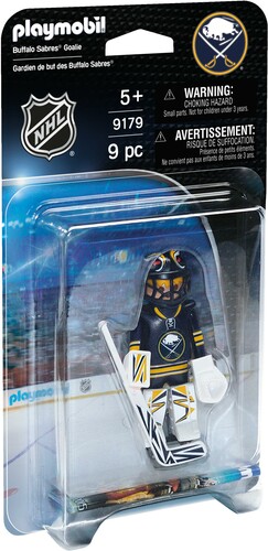 Playmobil Playmobil 9179 LNH Gardien de but de hockey Sabres de Buffalo (NHL) 4008789091796