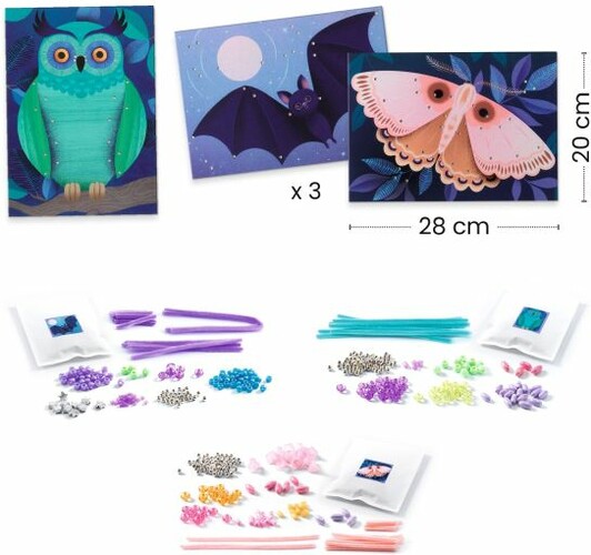 Djeco Enfilage illuminer la nuit (fr/en) 3070900099005