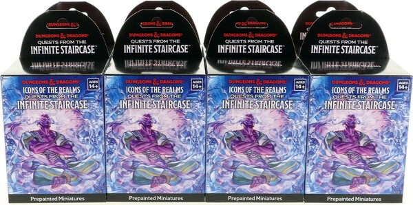 NECA/WizKids LLC Dnd Painted Minis icons 33: quests from the infinite staircase (brick 8x) 634482963135
