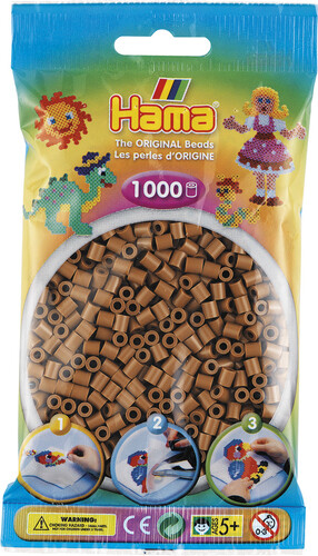 Hama Hama Midi 1000 perles brun nougat 207-76 028178207762