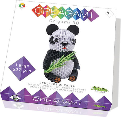 CreativaMente Creagami Panda 622 pcs Origami 3D 8032591788342
