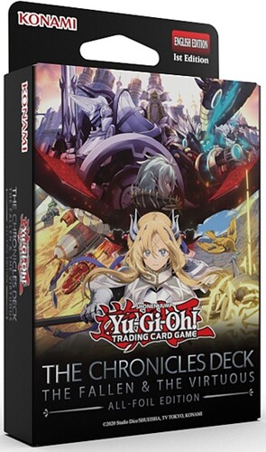 Konami Yugioh - The chronicles - the fallen & the virtuous deck (en) 083717870364