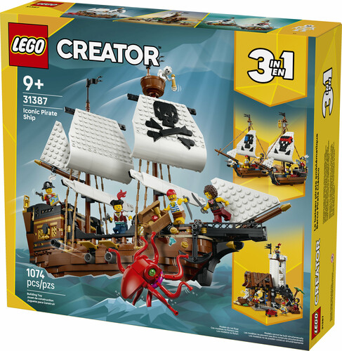 LEGO LEGO 31387 Le bateau pirate emblématique 673419421607