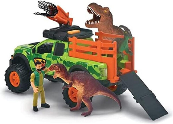 Dickie Toys Chasseur de dinosaures Sons et lumières 28 cm 1:24 4006333080883
