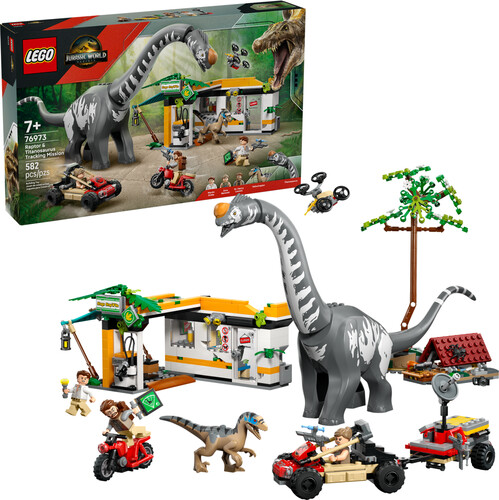 LEGO LEGO 76973 La poursuite du vélociraptor et du titanosaure 673419403634