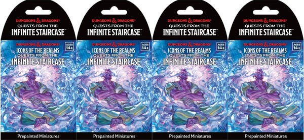 NECA/WizKids LLC Dnd Painted Minis icons 33: quests from the infinite staircase (brick 8x) 634482963135