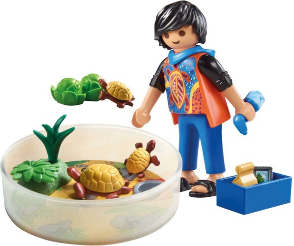 Playmobil Playmobil 71748 Garcon avec famille de tortues avec terrarium 4008789717481
