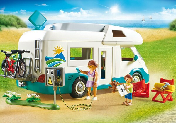 Playmobil Playmobil 70088 Famille et autocaravane (véhicule récréatif) 4008789700889