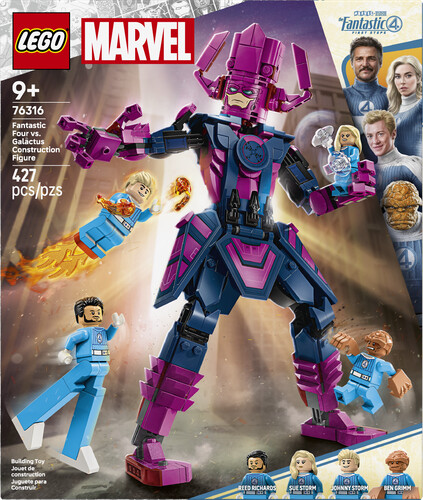 LEGO LEGO 76316 Les quatre fantastiques contre la figurine à construire de galactus Marvel 673419406369