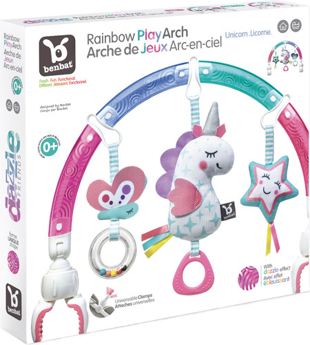 BenBat Dazzle On-the-Go Play Arch Unicorn 7290135001529