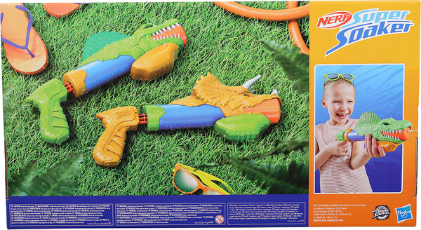 Nerf Pistolet à eau - Nerf Super Soaker Dino Splashers Multipack 5010996207913