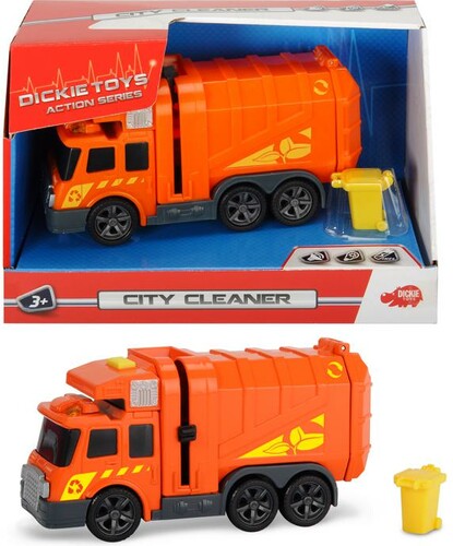 Dickie Toys Camion à ordures mini sons et lumières 4006333048869