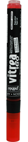 pébéo Peinture pour verre vitrea 160 feutre rouge piment 82 3167861180825