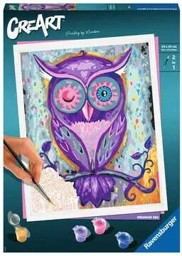 Ravensburger CreArt Peinture à numéro CreART Chouette endormie 4005556289905