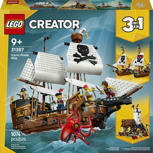 LEGO LEGO 31387 Le bateau pirate emblématique 673419421607