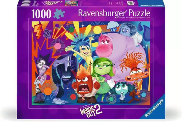 Ravensburger casse-tête Casse-tête 1000 Disney Inside Out 2 4005555015376