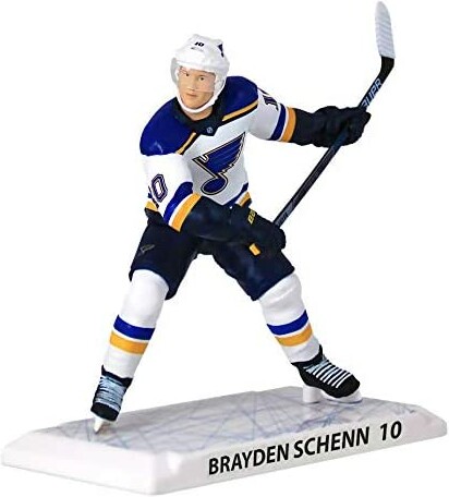 NHL Hockey Figurine LNH 6'' Brayden Schenn - Blues de Saint-Louis (no 10) 672781306888