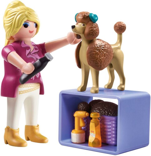 Playmobil Playmobil 71747 Toiletteuse avec caniche et accessoires 4008789717474