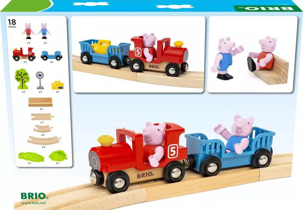 Brio Train Brio Train en bois Circuit Peppa Pig 7312350361230
