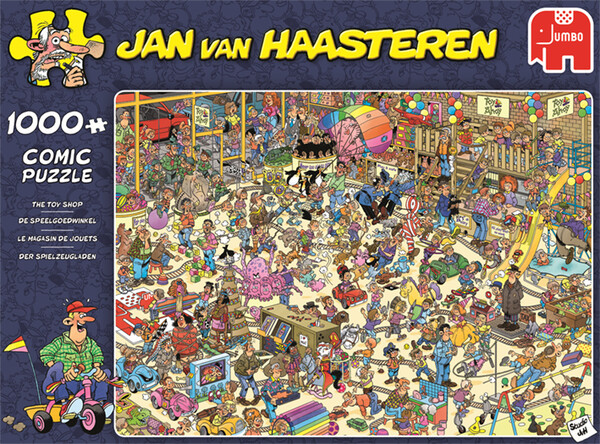 Jumbo Casse-tête 1000 Jan van Haasteren - Le magasin de jouets 8710126190739