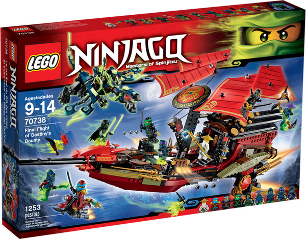 LEGO LEGO 70738 Ninjago Le vol final du QG des ninjas (août 2015) 673419229555