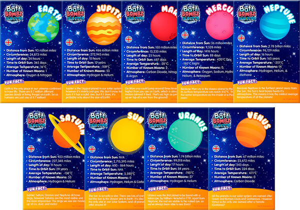 Zimpli Kids zimpli - baff bombes de bain système solaire 813974026552