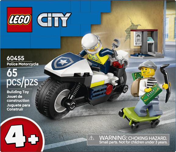 LEGO LEGO 60455 La course-poursuite en moto de police 673419403566