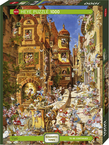 Heye Casse-tête 1000 Michael Ryba - Ville romantique le jour (By Day, Romantic Town) 4001689298746